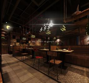 串串店设计装修效果图