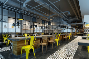 串串店装修设计效果图