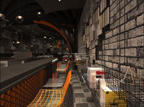 高档30平奶茶店装修图片