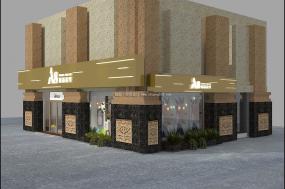 上海美发店装修实物图片