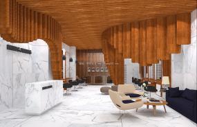 高端上海美发店装修图片