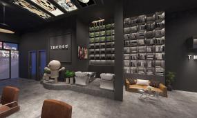 上海美发店装修图片