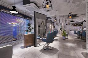 最新上海美发店设计装修图片