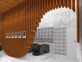 最新上海美发店装饰效果图