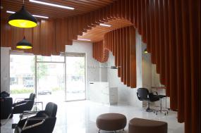 上海美发店装饰图片