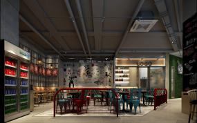 最新烤鱼店装修设计效果图