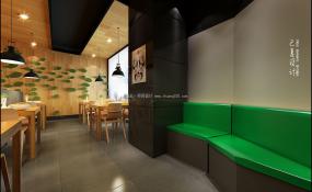 烤鱼店装饰效果图片