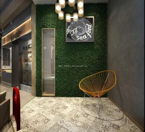 烤鱼店装修设计效果图片