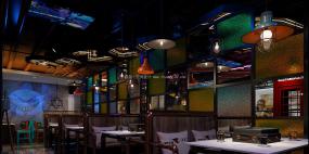 2019年烤鱼店装修效果图