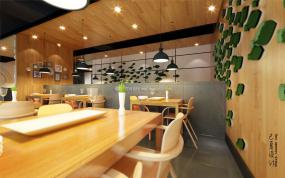 高端烤鱼店装修效果图