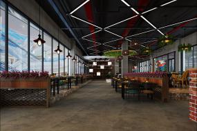 烤鱼店装修高清图片