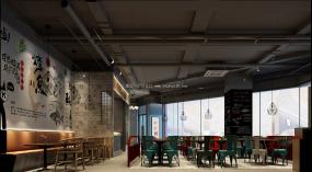 烤鱼店装修设计效果图