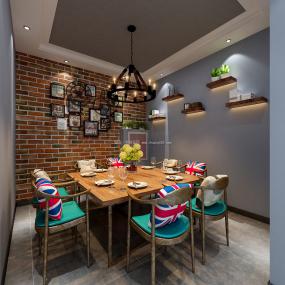 烤鱼店装潢效果图