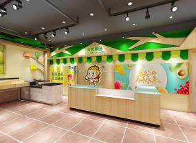 2019年水果店装修效果图