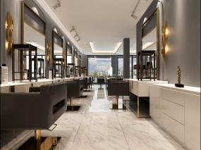 时尚美发店装修图片