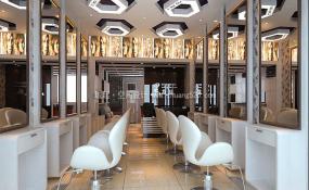 时尚美发店装潢图片