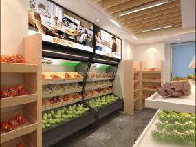 水果店装潢效果图