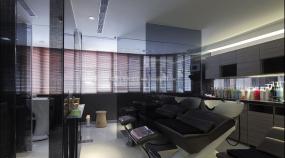 时尚美发店装修实物图片