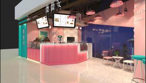 最新烘焙蛋糕店设计装饰效果图