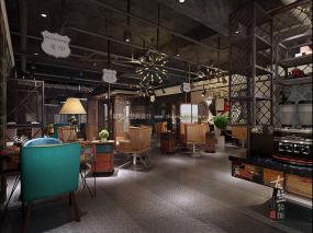 时尚美发店设计效果图