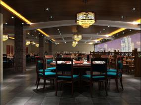 自助火锅店设计装修效果图片