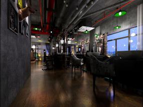 大型美发店装饰图片