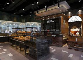 豪华蛋糕店设计装潢图片