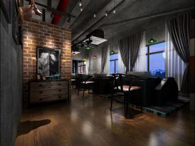 最新大型美发店装修设计效果图