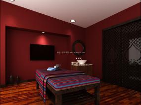 高端spa按摩店装修效果图