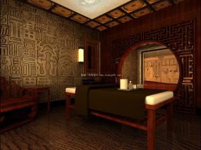 spa按摩店装修设计效果图片