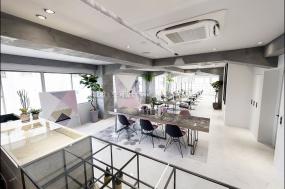 大型美发店设计装修效果图