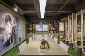 美式风格办公室设计装饰效果图