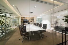 现代中式办公室装修高清图片