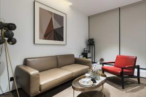 现代中式办公室装潢图片