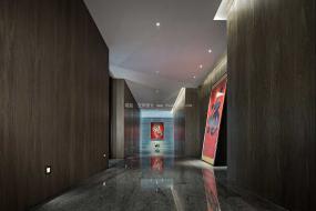 现代中式办公室装潢设计效果图片