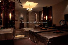 spa养生馆装潢效果图