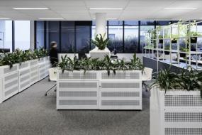 简易办公室设计装饰图