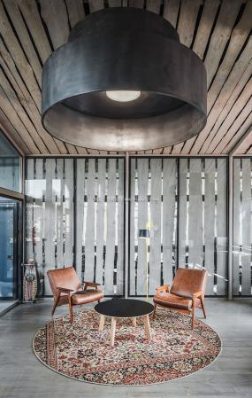 北欧风格办公室装潢设计效果图片