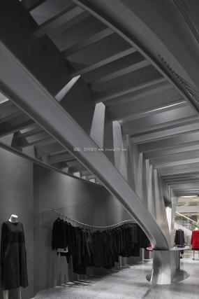 外贸服装店装饰效果图片