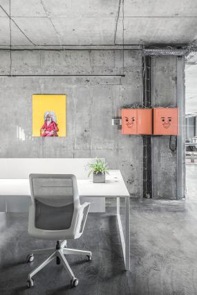 最新北欧风格办公室设计装饰效果图