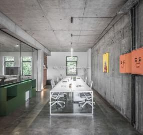 北欧风格办公室设计装修效果图