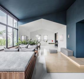 最新北欧风格办公室设计装饰效果图片