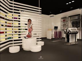 外贸服装店设计装饰效果图片