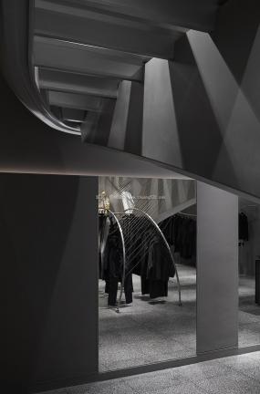 外贸服装店装潢效果图