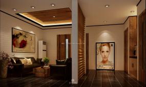 高档高端spa会所装修效果图