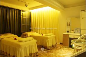 高端spa会所装潢设计效果图片