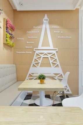 韩式烤肉餐厅设计效果图