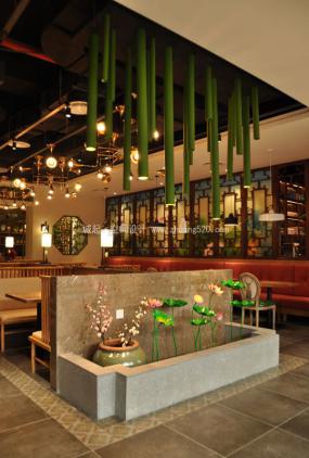 韩餐厅装饰效果图片