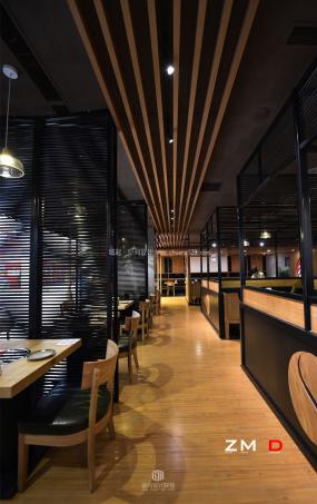 韩餐厅装潢效果图