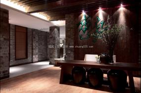 特色西餐厅设计装饰图